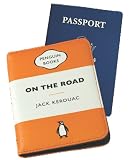 On the Road Orange Penguin Passport Case
