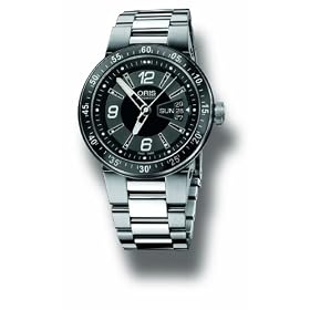 Oris Men's Williams F1 Team  Black Dial and Stainless Steel Case Bracelet Watch #4164MB