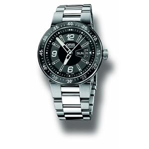 Oris Mens Williams F1 Team Black Dial and Stainless Steel Case Bracelet Watch #4164MB by Oris