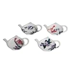 Natural History Floral Teabag Holder- Choice of 4 Styles by Creative Co-op, TL