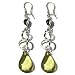 Sterling Silver Cherry-Caribbean Amber Dangle Earrings