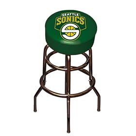 Click here to buy Imperial Seattle Supersonics Licensed Bar Stool by Imperial.