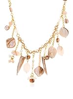 Edien Collar Salima Dorado / Rosa