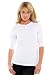 Kalon Clothing Longer Length Ladies' Sheer Jersey Henley