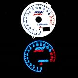 2001-2006 HONDA CBR 600 F4i WHITE FACE GLOW GAUGES