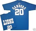 Barry Sanders Detroit Lions Reebok Throwback T Shirt