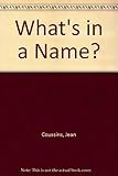 What's in a name?