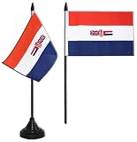 Drapeau de table Ancien Afrique du Sud, mini drapeau - 10 x 15 cm