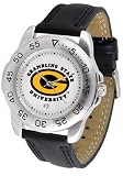 Grambling Tigers Suntime Mens Sports Watch w/ Leather Band - NCAA College Athletics
