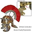 Crested Roman Officers Helmet