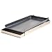 Master Chef 7 Gauge Steel Commercial Two Burner Griddle with Removable Grease Tray