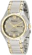 Armitron Men's 204309GYTT Two-Tone Stainless Steel Round Dial Dress Watch