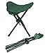 Folding stool by Alex Carseon, small, lightweight, portable seat. Foldable tripod camp chair for camping, fishing, travel, parks, photography, outdoor concerts, soccer games, sports events, gardening