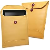 BoxWave Apple iPad Case - BoxWave Manila iPad Leather Envelope (Animal-Friendly Synthetic Leather Carrying Sleeve)