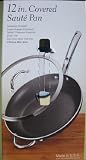 Tramontina 12 Inch Covered Saute Pan with Glass Lid