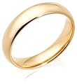 14k Yellow Gold 5mm Comfort Fit Men's Wedding Band
