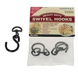 Review Gardman 01101 / Gardman Heavy Duty Hanging Basket Swivel Hooks - 2 Pack Black