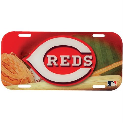 Cincinnati Reds - Field High Def License Plate MLB Pro Baseball