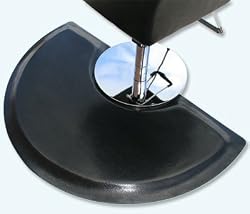 Rhino Hide Semi-Circle 3' X 5' Beauty Salon Mats