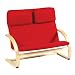 Guidecraft G6401 Kiddie Rocker Couch, Red