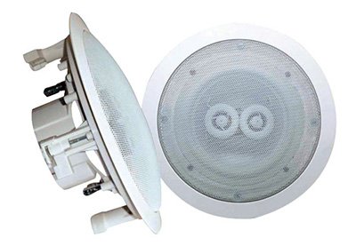 Pyle Home PWRC82 8-Inch In-Ceiling Dual-Channel/Voice Coil Weather Proof Speaker