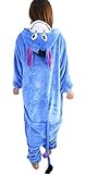 WOWcosplay Cosplay Halloween Romper Costume Party Pajamas Unisex Kigurumi Donkey M