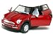 Set of 12 Cars: 5 Mini Cooper Die-cast Metal, Pull Back Action.