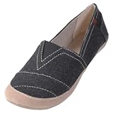Big Buddha Womens Topstitch Detail Fabric Slip-on Loafer