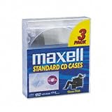 Maxell CD370 CD Jewel Case (Package of 3)