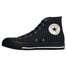 1T009 CONVERSE AS HI PINESTRIPE BLACK KLASSIKER TOP