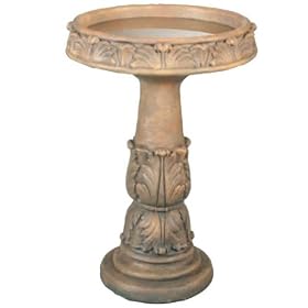 Grand Acanthus Birdbath by 
