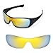 Walleva Replacement Lenses for Oakley Antix Sunglasses - Multiple Options Available (24K Gold Mirror Coated - Polarized)
