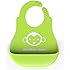 Monkey Moo Soft Silicone Wipe Clean Waterproof Baby Bibs - BPA Free - FDA Approved - Enhance Your Baby and Toddler Experience Today
