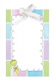 Bottle & Booties Invitation, Imprintable W/Ribbon (6pks Case)
