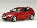 Diecast Model BMW 1 Series in Red (1:43 scale)