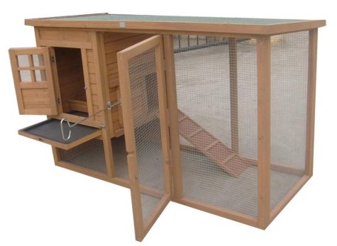 NEW CHICKEN HEN HOUSE COOP POULTRY ARK RUN RABBIT 