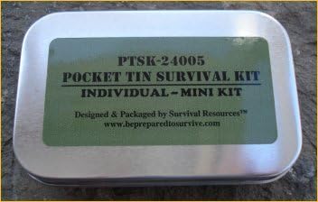 Pocket Tin Survival Kit Subdued by Survival Resources