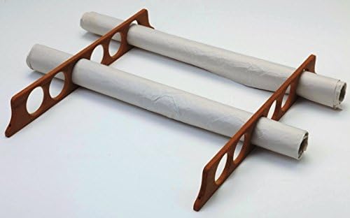 Teak Gardens Burmese Teak Map or Chart Rack Holder -6 Hole - Large