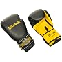 Profi PU Boxhandschuhe "Freedom Fighter" schwarz/gelb *versandkostenfrei*