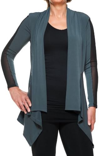 Artizan Plus Size Womens One Size Don't Mesh With Me! Cardigan Gray