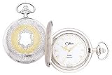 Colibri Hunting Case Two-Tone Pocket Watch Knife Engravable Gift Set Swiss PWS095873 SALE thumbnail