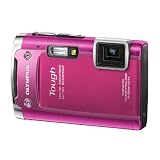 OLYMPUS 防水デジタルカメラ TOUGH TG-615 ピンク 5m防水 1.5m対落下衝撃 -10度耐低温 1400万画素 3Dフォト機能 Eye-Fiカード対応 TG-615 PNK