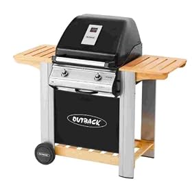 Outback Spectrum 2 Burner Hooded Gas Barbecue including Cover and Propane Regulator