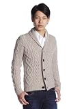 (エディフィス)EDIFICE HAND KNIT ケーブルショールカーデ 11080300502630 (エディフィス)EDIFICE HAND KNIT ケーブルショールカーデ 11080300502630
