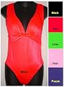 END OF SUMMER SALE Missy/Juniors Contemporary 1 PC Swimsuit with Deep Plunge Neckline in 6 Solid Colors and 1 Print Sizes S-XL