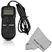 Professional Multi-Function Timer Remote Control for SAMSUNG NX1000, NX20, NX210, EX2F Cameras + MagicFiber Microfiber Lens Cleaning Cloth