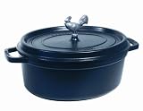 Staub 31CM COQ AU VIN DISH BLACK