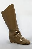 80%20 The Jackie Hidden Wedge Boot in Smoke Patent,Shoes for Women