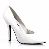 SEDUCE-420 5 Classic Pump, White Patent-Size 14