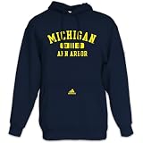 adidas Michigan Wolverines Hot Route Fleece Hoody